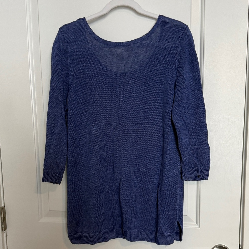 Blueish/purple linen Sweater
